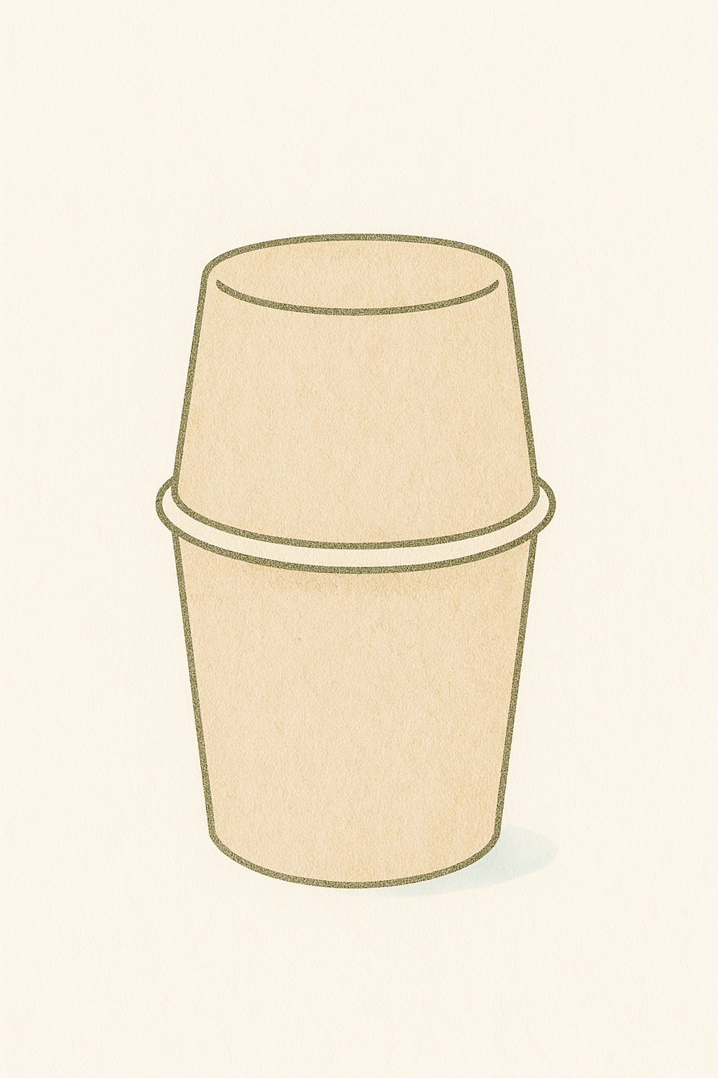 Place sauce container